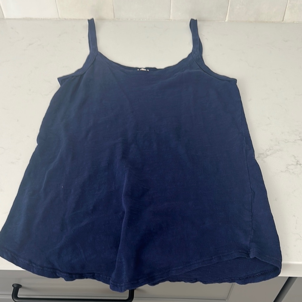 T.La Blue Sleeveless Relaxed Camisole Top